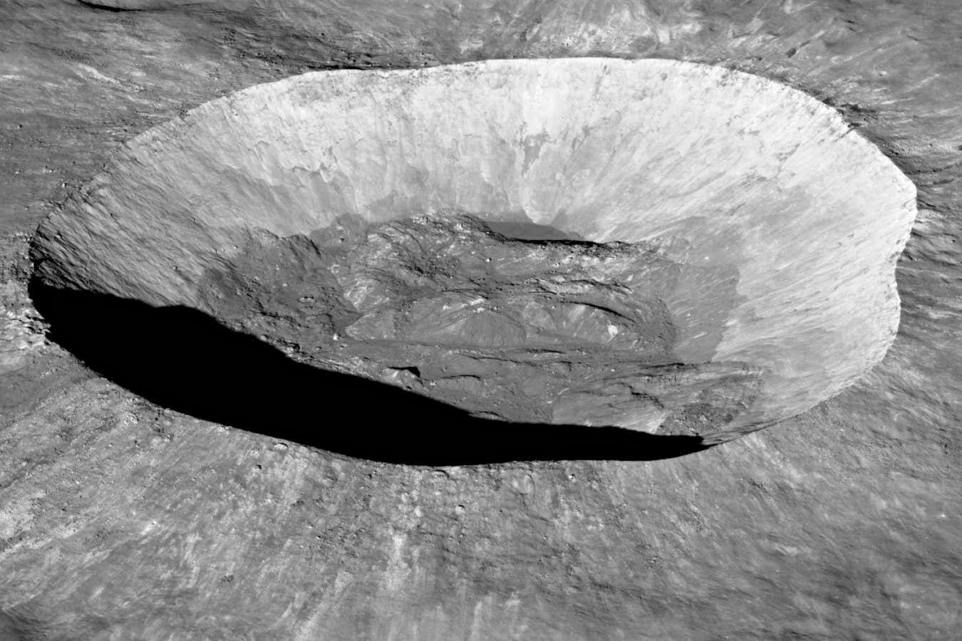 The Giordano Bruno crater on the moon, where asteroid Kamo‘oalewa could have originated