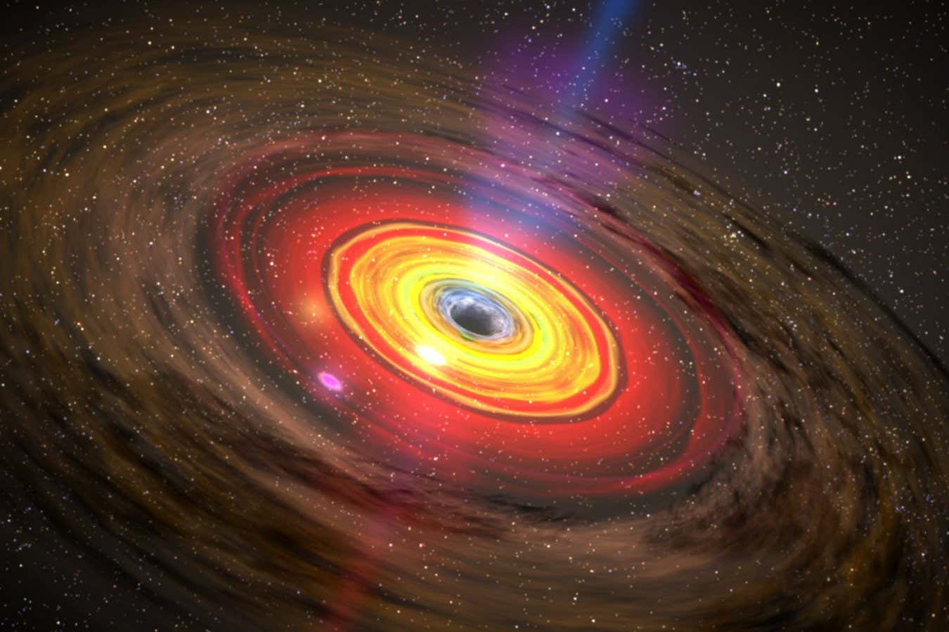 Artists impression of a black hole