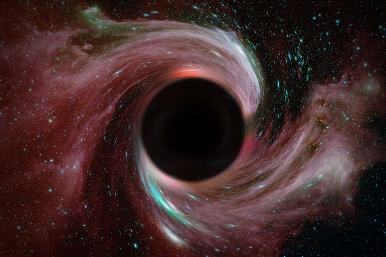 Black hole in deep space
