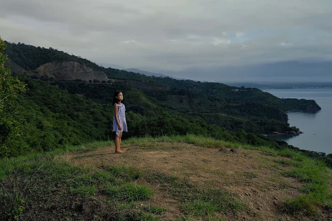 Still from Dreams of the ravaged, a short documentary film about three young survivors of super typhoon Odette, a tropical cyclone that hit the Philippines in 2021