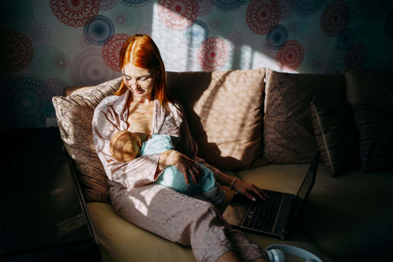 breastfeeding an infant