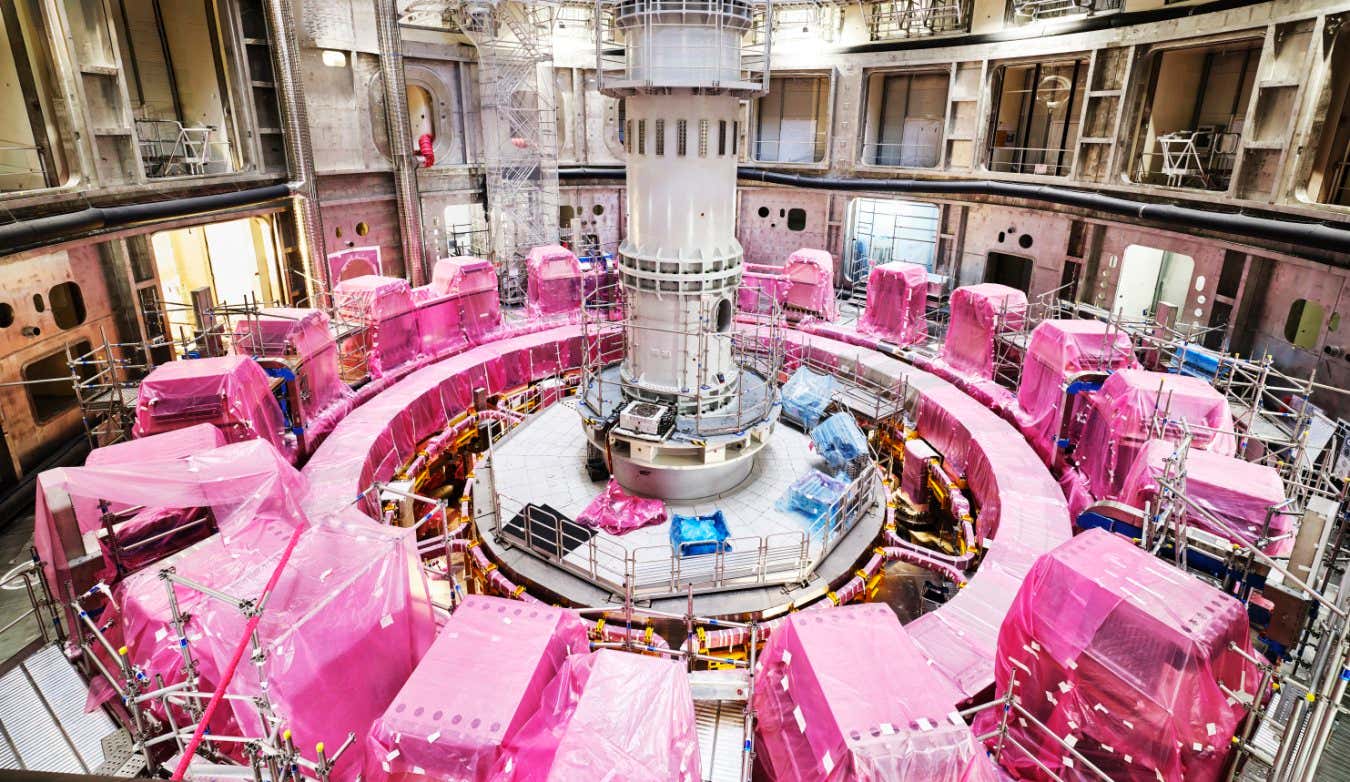 Take a look behind the scenes at the world's largest fusion experiment
