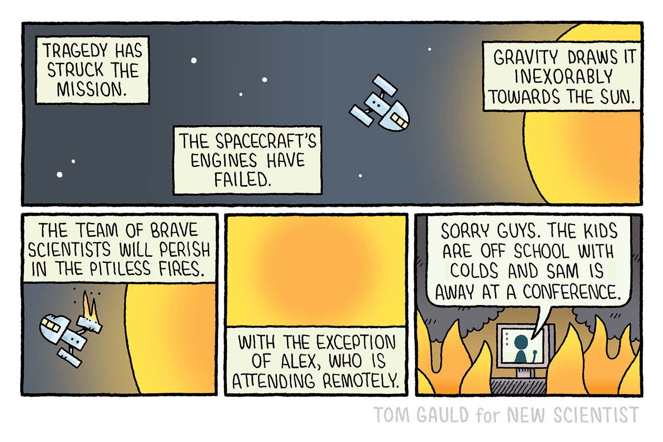 Tom Gauld: Tragedy strikes the mission