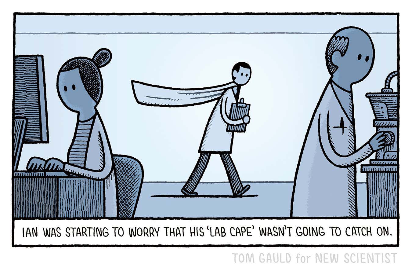 Tom Gauld on what's fashionable in the laboratory