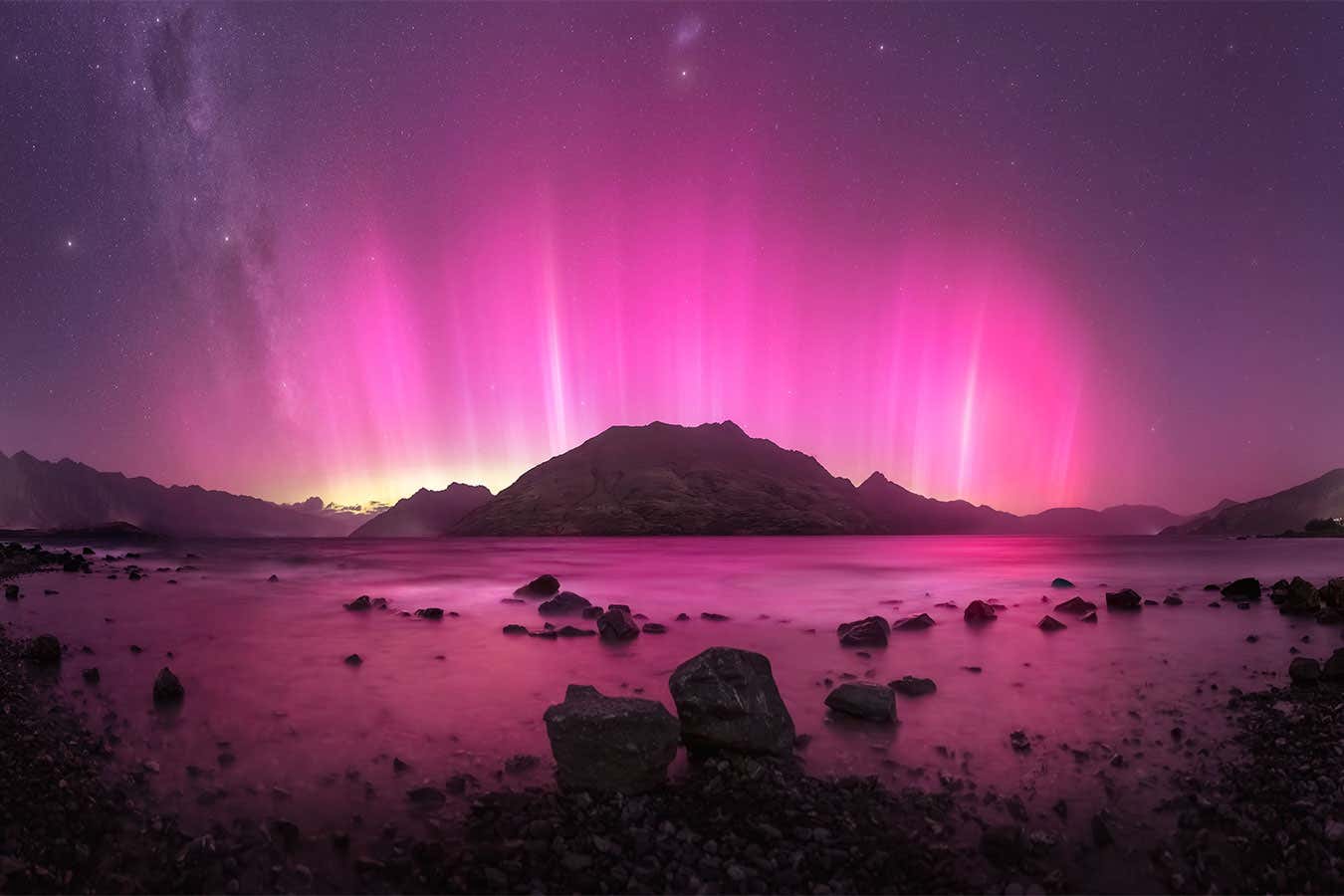 Queenstown aurora, Australia