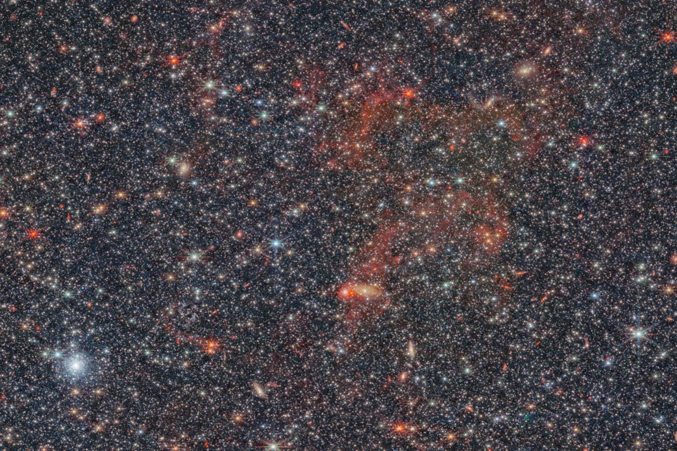 Barnard’s galaxy, also known as NGC 6822