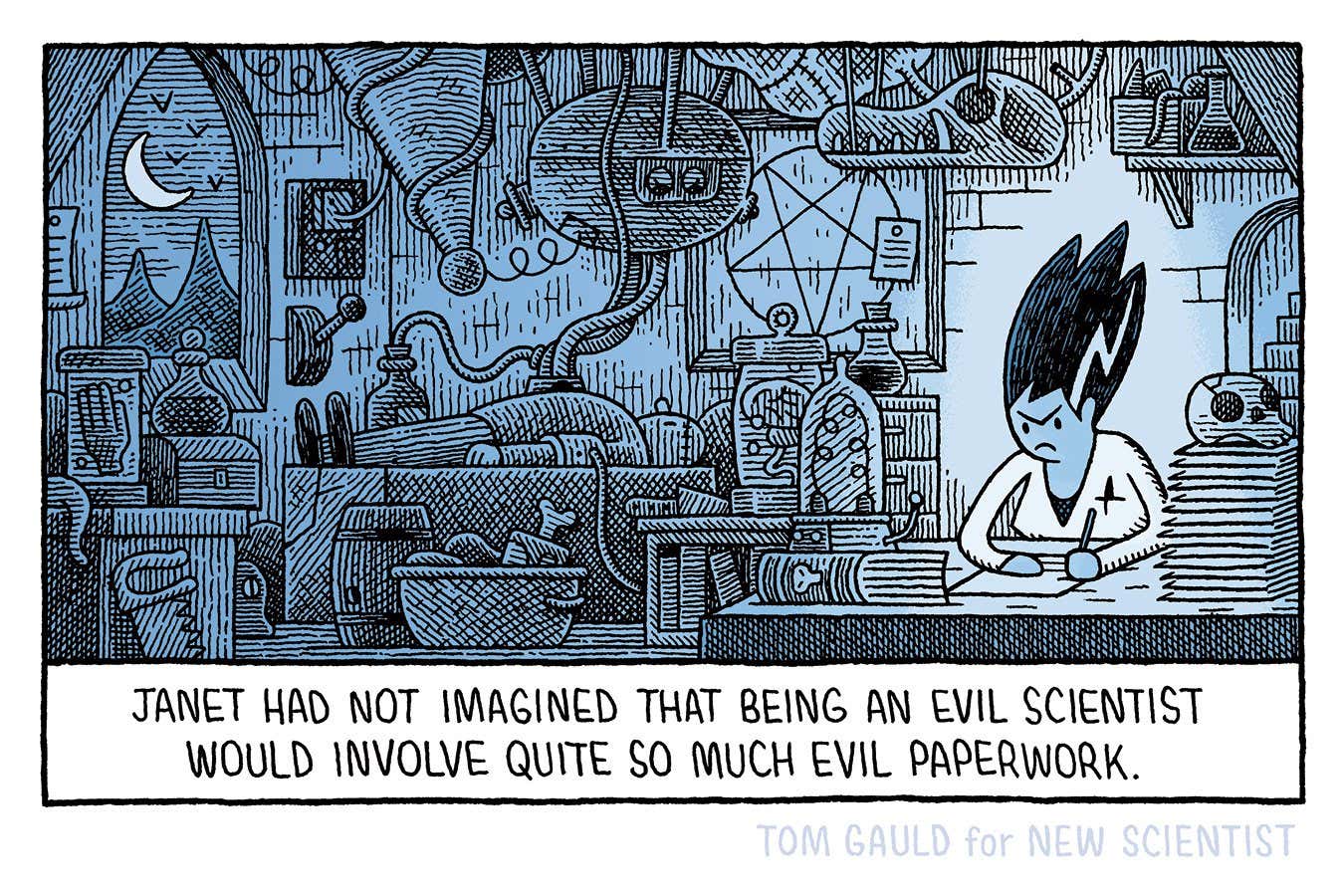 Tom Gauld on the realities of being an evil scientist