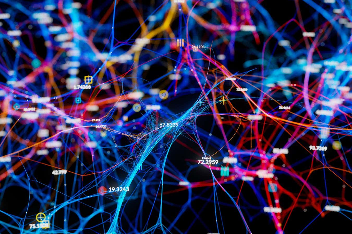 Abstract illustration of artificial intelligence