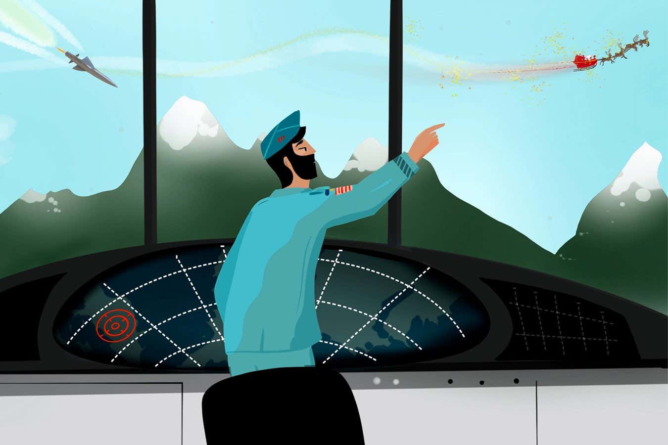 Missile detectors and a Santa tracker? It's a festive mystery