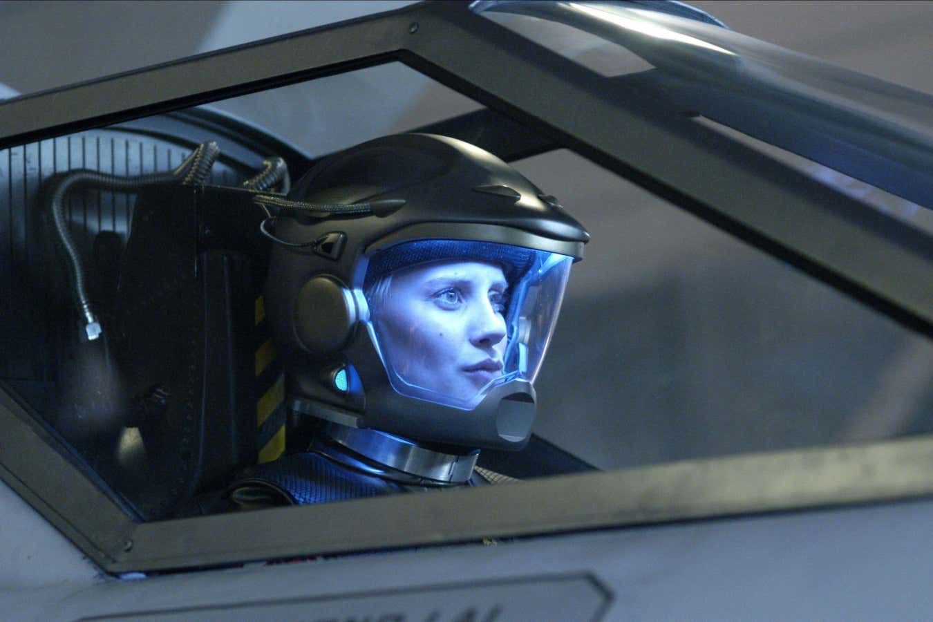 Katee Sackhoff as Kara "Starbuck" Thrace in Battlestar Galactica