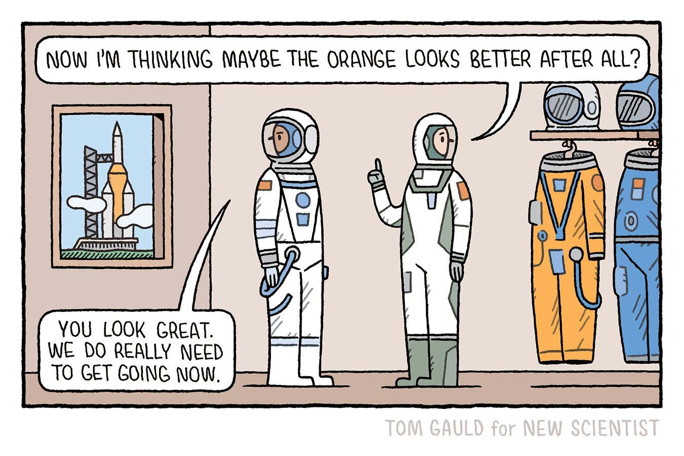 Tom Gauld on the best look for space