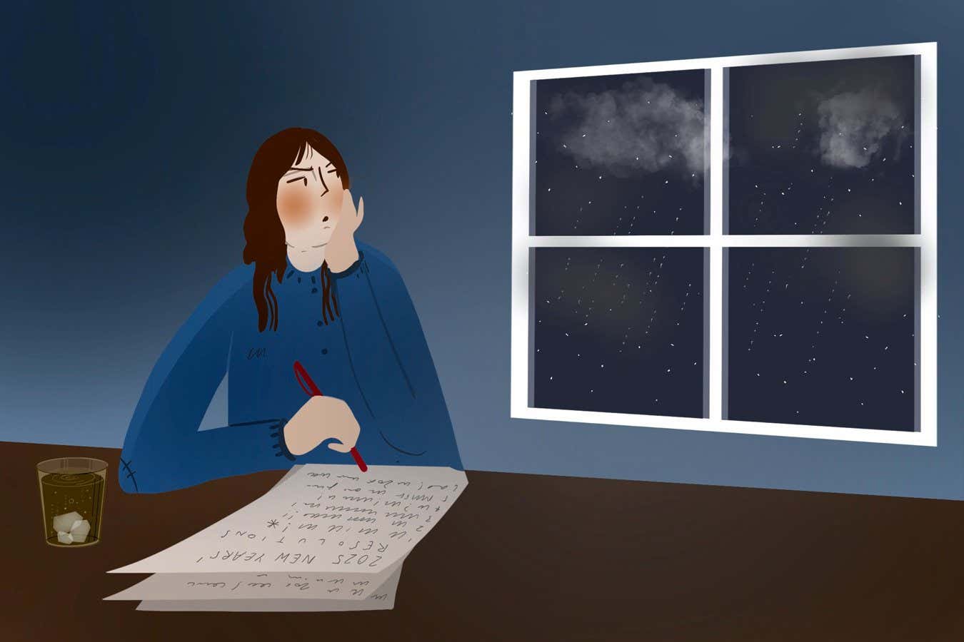 A New Year’s resolution nightmare and strange lights in the night sky